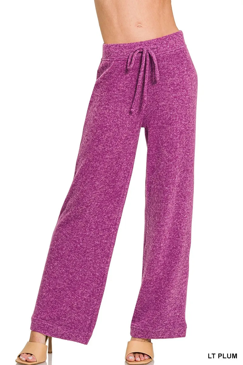 Zenana Soft  Brushed Hacci Pants