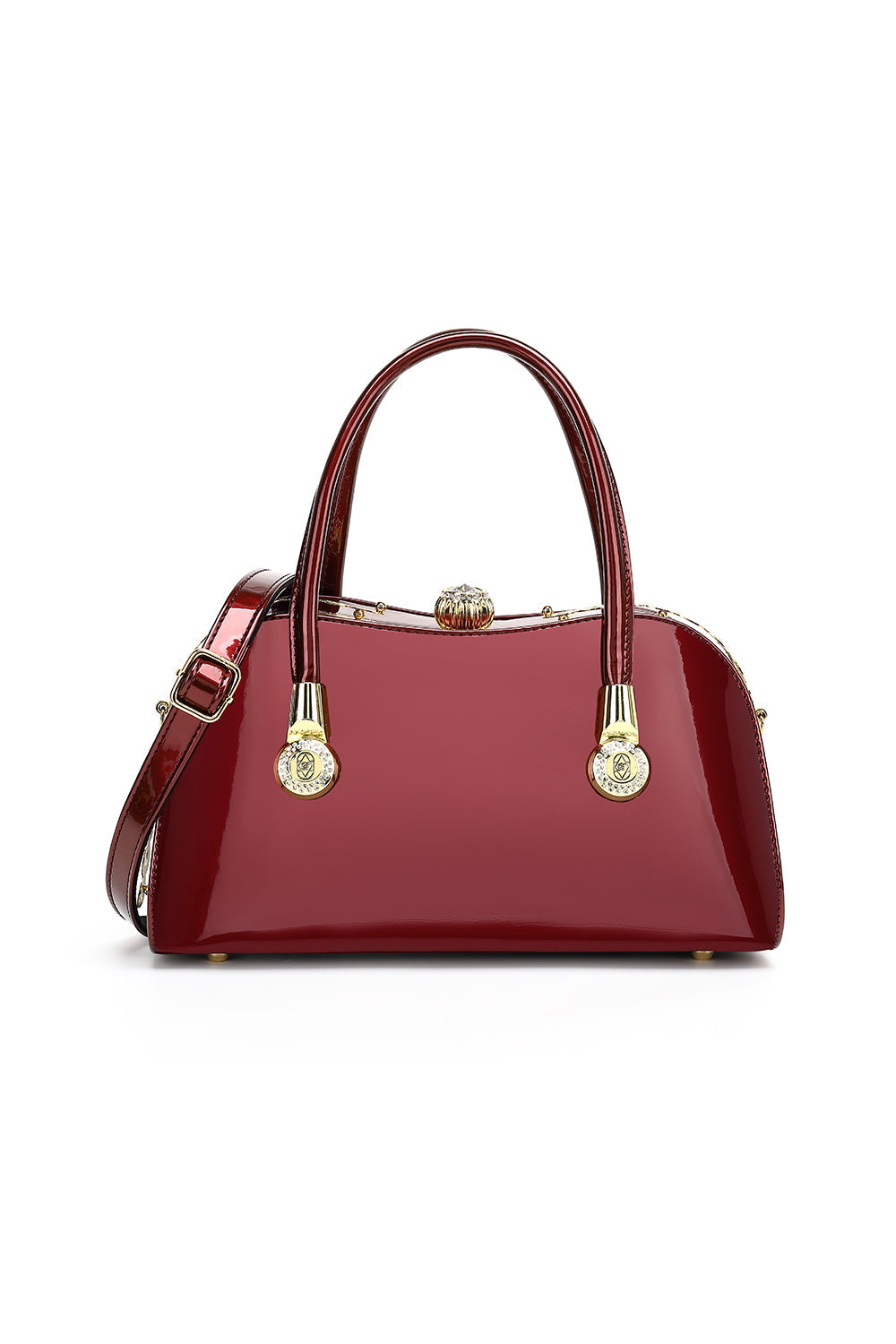Frame Satchel Patent Leather