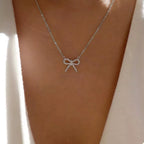 Bowknot Pendant Necklace