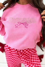Embroidered Rib Textured Top
