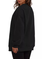 Casual Solid Color Long Sleeve Sweatshirt