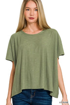 Zenana Round Neck Short Sleeve T-Shirt