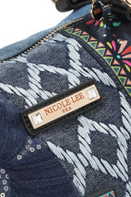 Nicole Lee USA Bosque De Amor Denim Boston Bag