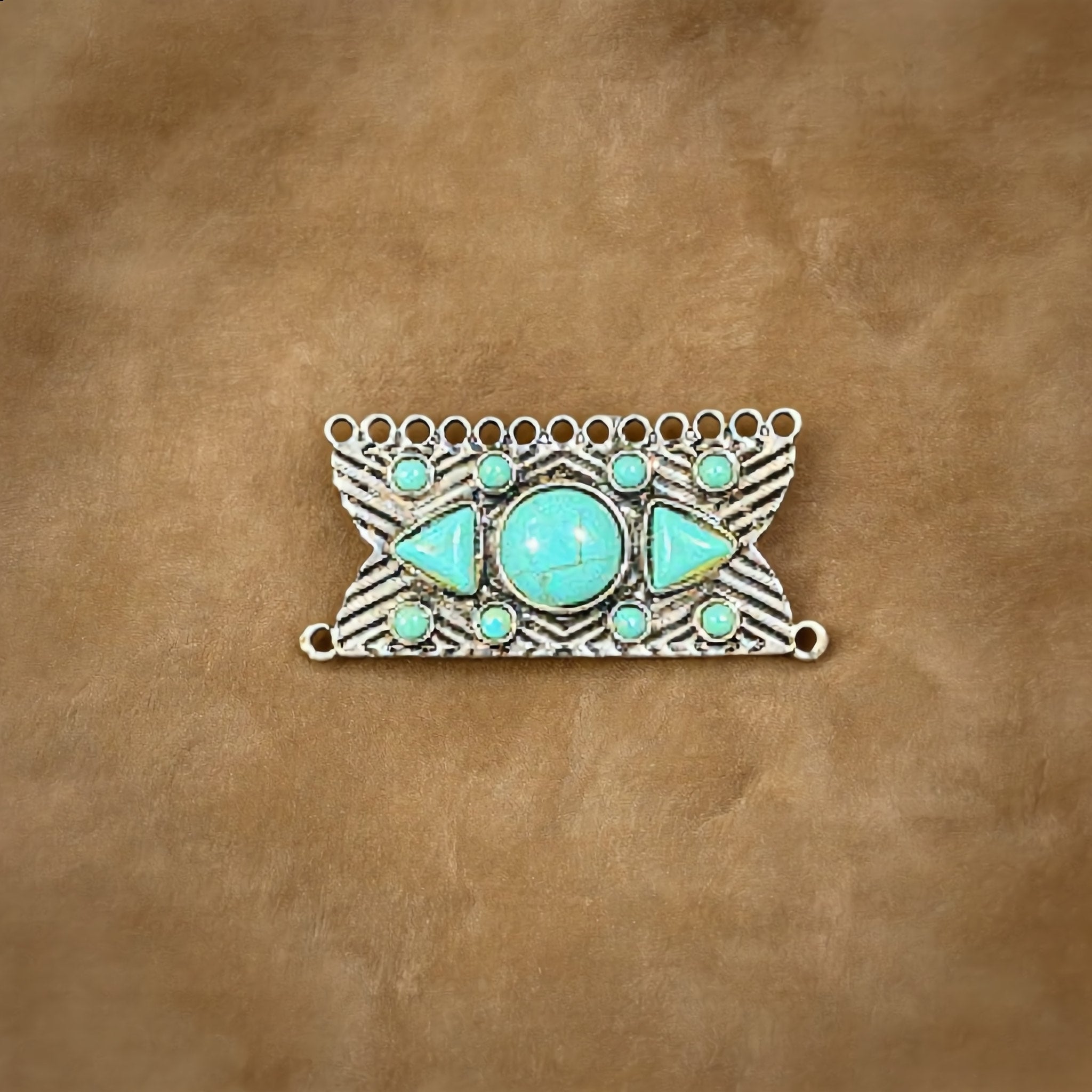 Silver Tone Bow Tie Pendant