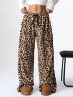 Drawstring Wide Leg Pants