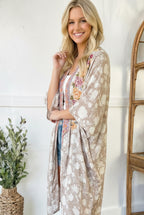 Golden Meadow Embroidered Kimono