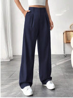 Wide Leg Pleated Pants