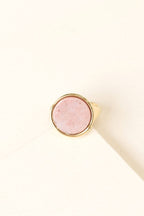 Ambition Stone Ring | Dusty Rose
