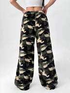 Leopard Wide Leg Pants