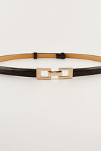 PU Skinny Belt