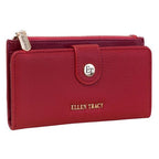 Ellen Tracey Pebble Grain Clutch Wallet
