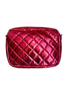 SueEllen Quilted Small Crossbody Bag with Gold Cha