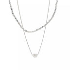 Double Layered Pearl Necklace