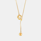 Stainless Steel Bead Necklace