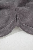 Mineral Wash Leopard Patchwork Loose Pants