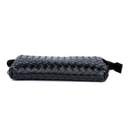 Genuine Leather Woven Clutch Shoulder Bag