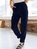 Relaxed Fit Corduroy Pants