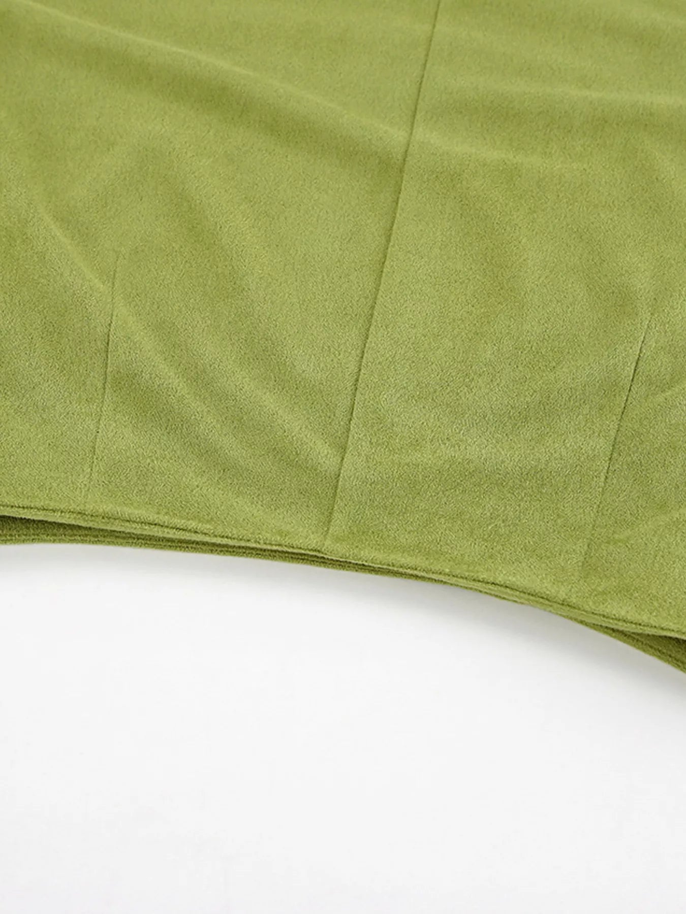 Solid Color Midi Skirt