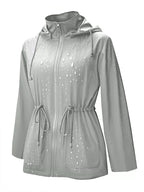Zip Up Waterproof Hooded Outerwear