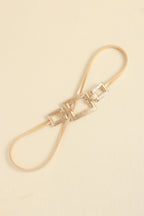 Square Shape Zinc Alloy Buckle Iron Belt