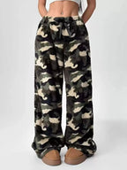 Leopard Wide Leg Pants