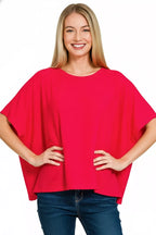 Zenana Round Neck Short Sleeve T-Shirt