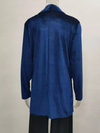 Velvet One Button Outerwear