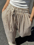 Striped Wide Leg Pants