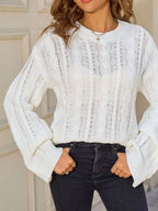 Cable Knit Long Sleeve Sweater