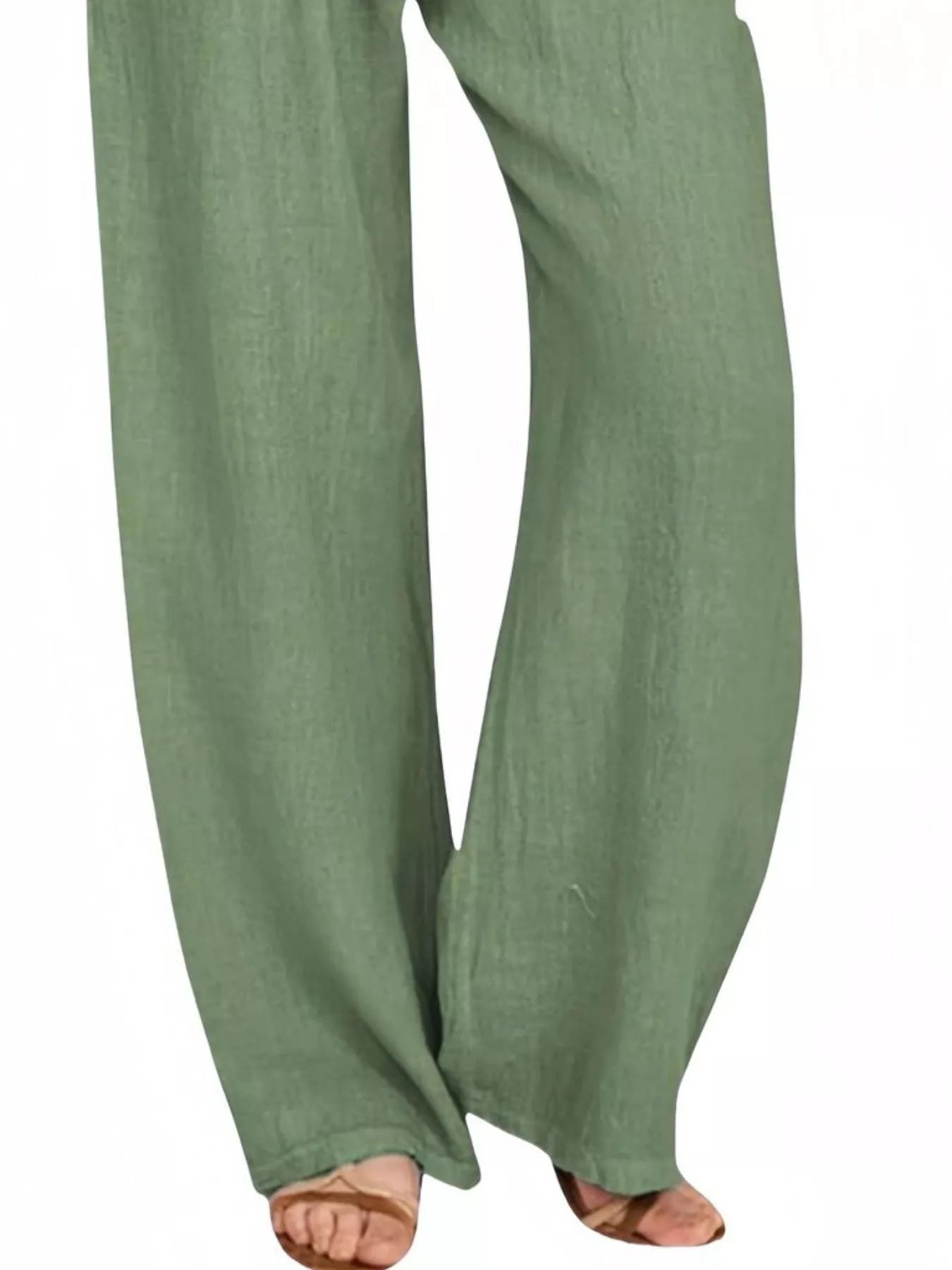Full Size Casual Wide Leg Pants Plus Size
