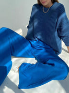 Wide Leg Pleated Pants