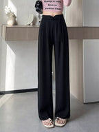 High-Waisted Wide-Leg Pants