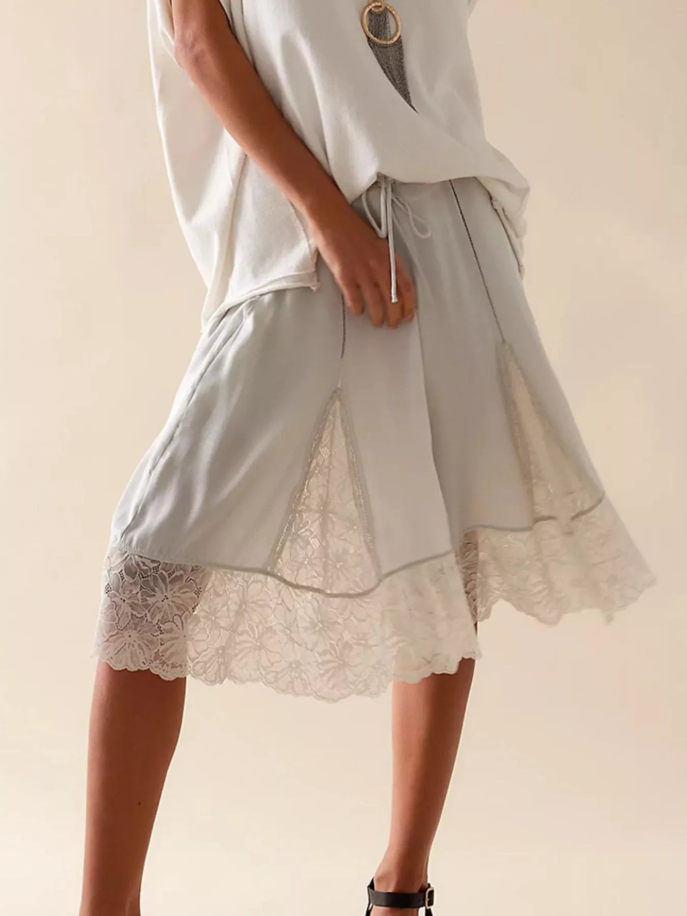 Lace Detail Shorts