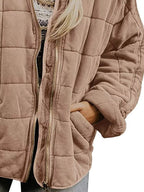 Quilted Zip Up Outerwear