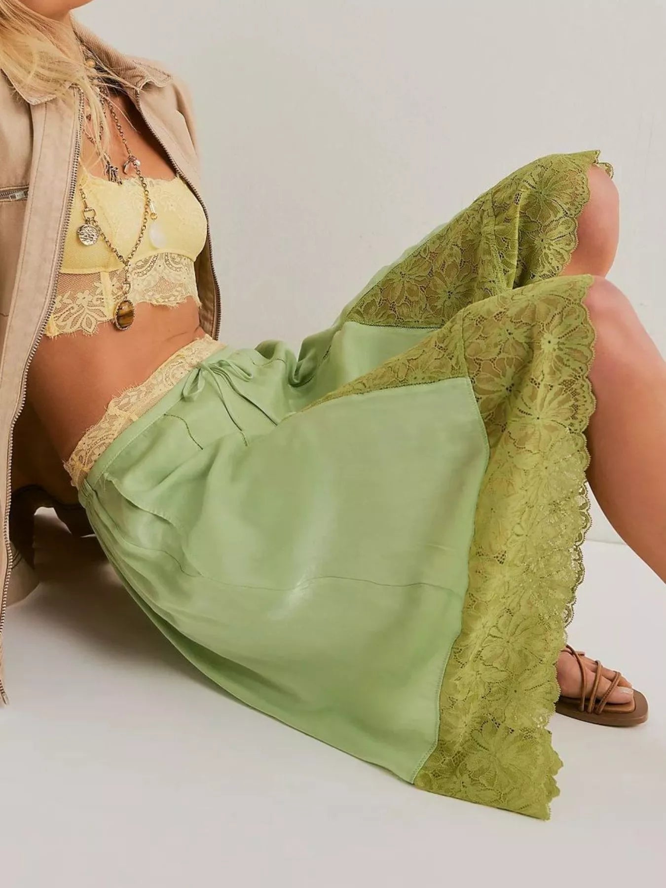 Lace Detail Shorts