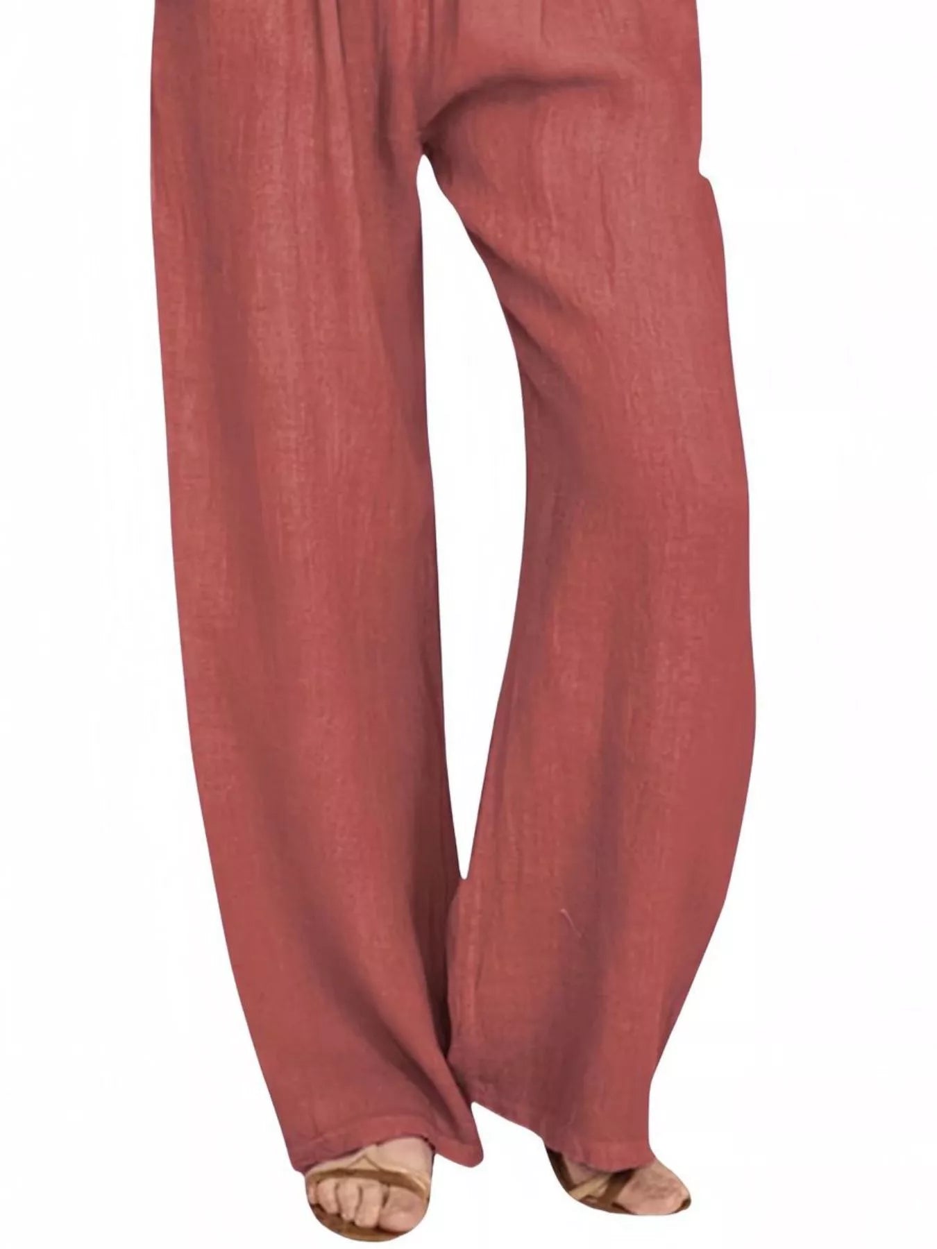 Full Size Casual Wide Leg Pants Plus Size