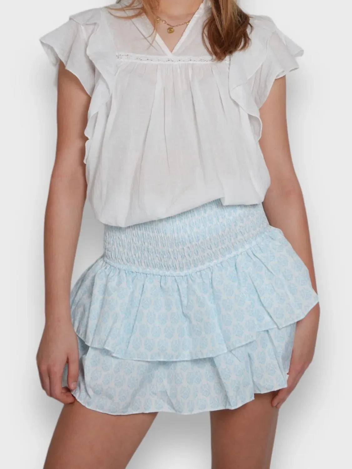 Layered Mini Skirt