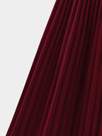 Pleated Midi Skirt