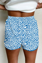 Leopard Drawstring Shorts