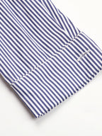 Striped Button-Up Shirt Dress