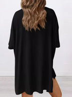 Full Size Half Sleeve T-Shirt and Shorts Set Plus Size