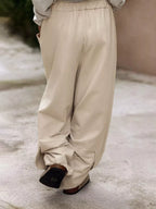 Plus Size Relaxed Fit Casual  Pants