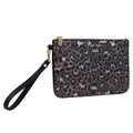 Ellen Tracy Metallic Leopard Wristlet