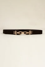 Alloy Buckle Elastic Belt