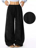Corduroy Wide Leg Pants