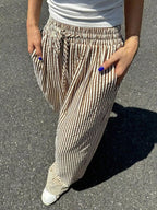 Striped Wide Leg Pants