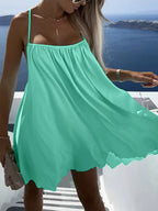 Sleeveless Flowy Mini Dress