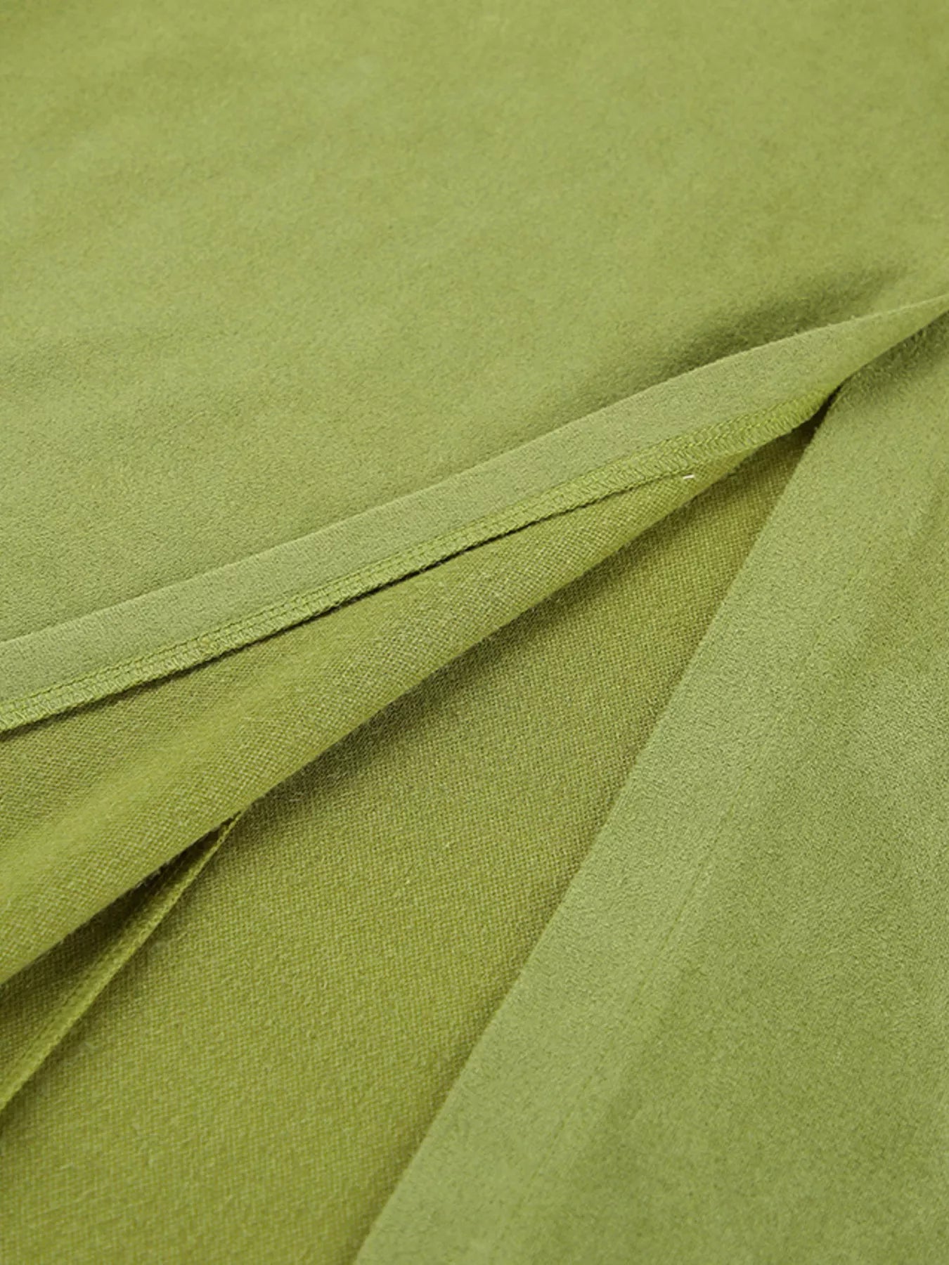 Solid Color Midi Skirt