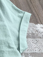 Plus Size Casual Button-Down Short Sleeve Dress