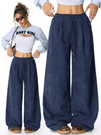 Corduroy Wide Leg Pants